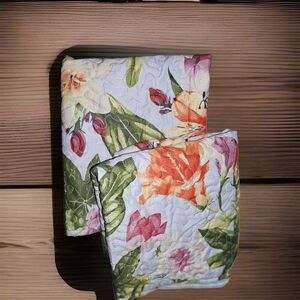 Boryard Peony Flower King Size Pillow Shams Set Of 2 Quilted Pillowcases